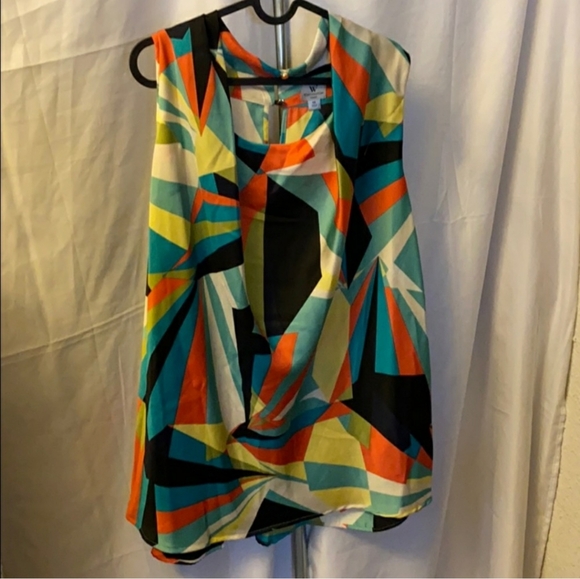 Worthington, Sleeveless Cowlneck Blouse, 3X - Picture 1 of 3